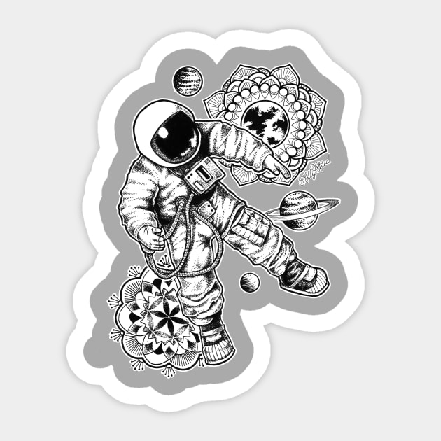 Astronaught Sticker by holly_astral